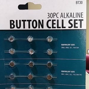 30 pc alkaline battery set